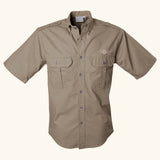 Trail Shirt for Men with Embroidered Buffalo Logo (short sleeve)