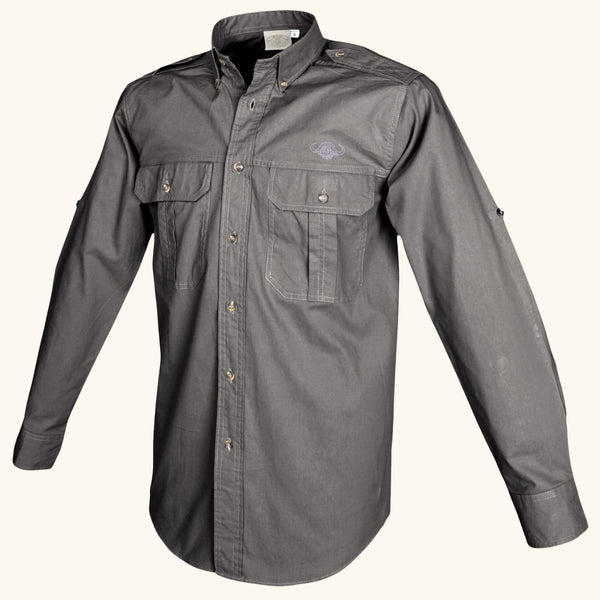 Trail Shirt for Men with Embroidered Buffalo Logo