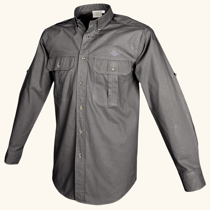 Trail Shirt for Men with Embroidered Buffalo Logo